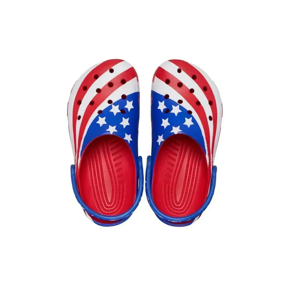 Crocs Classic Clogs American Flag Patriotic size C5 C-5 Toddler / Baby NWT